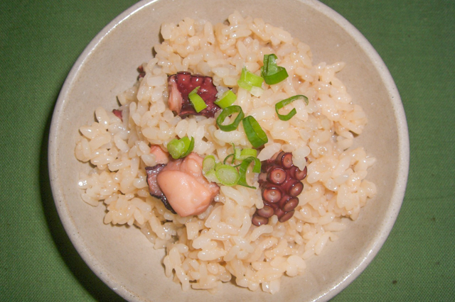 Tako-meshi (Octopus Rice)