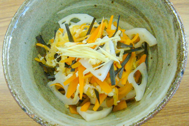 Chatsu (Simmered Vegetables with Vinegar)