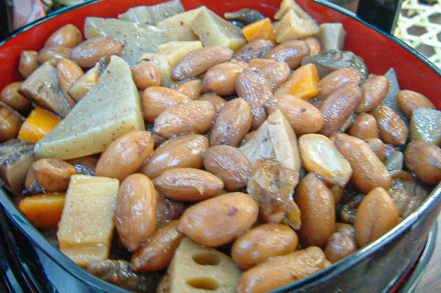 Rakkasei no Nimame (Simmered Peanuts)