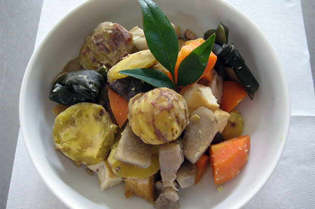 Kuritsubo (Chestnuts and Vegetable Stew)