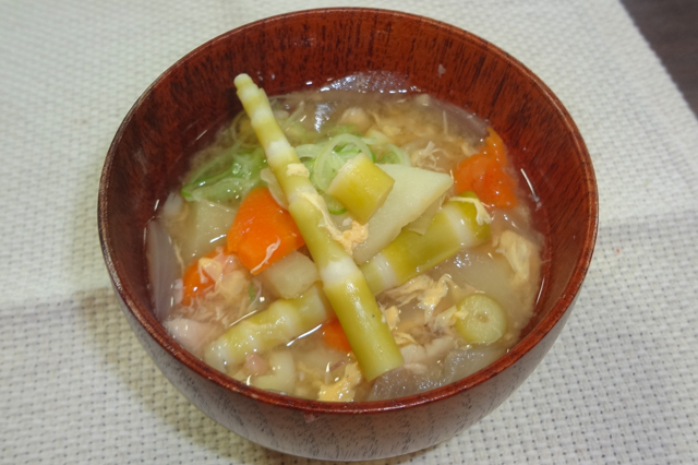 Takenoko-jiru (Bamboo Shoots Miso Soup)