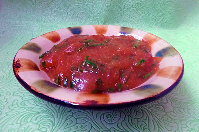 Nmu-kuji Puttu-ru (Sweet Potato starch cake)