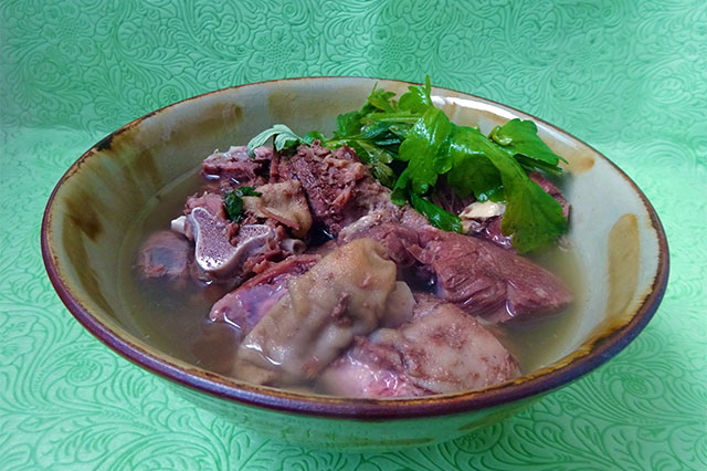 Heejaa-jiru (Goat soup)