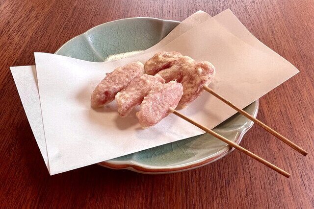 Beni Shoga Ten (Pickled Red Ginger Tempura)