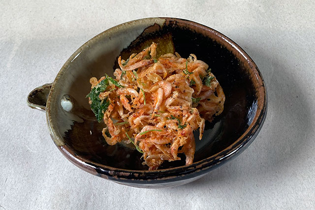 Sakura Ebi no Kakiage (Sakura Shrimp Tempura)