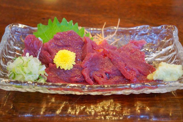 Basashi (Horse-Meat Sashimi)