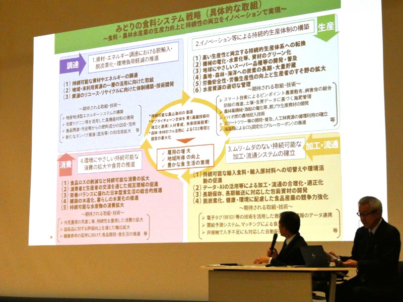 函館地域拠点職員からの説明(亀田校)