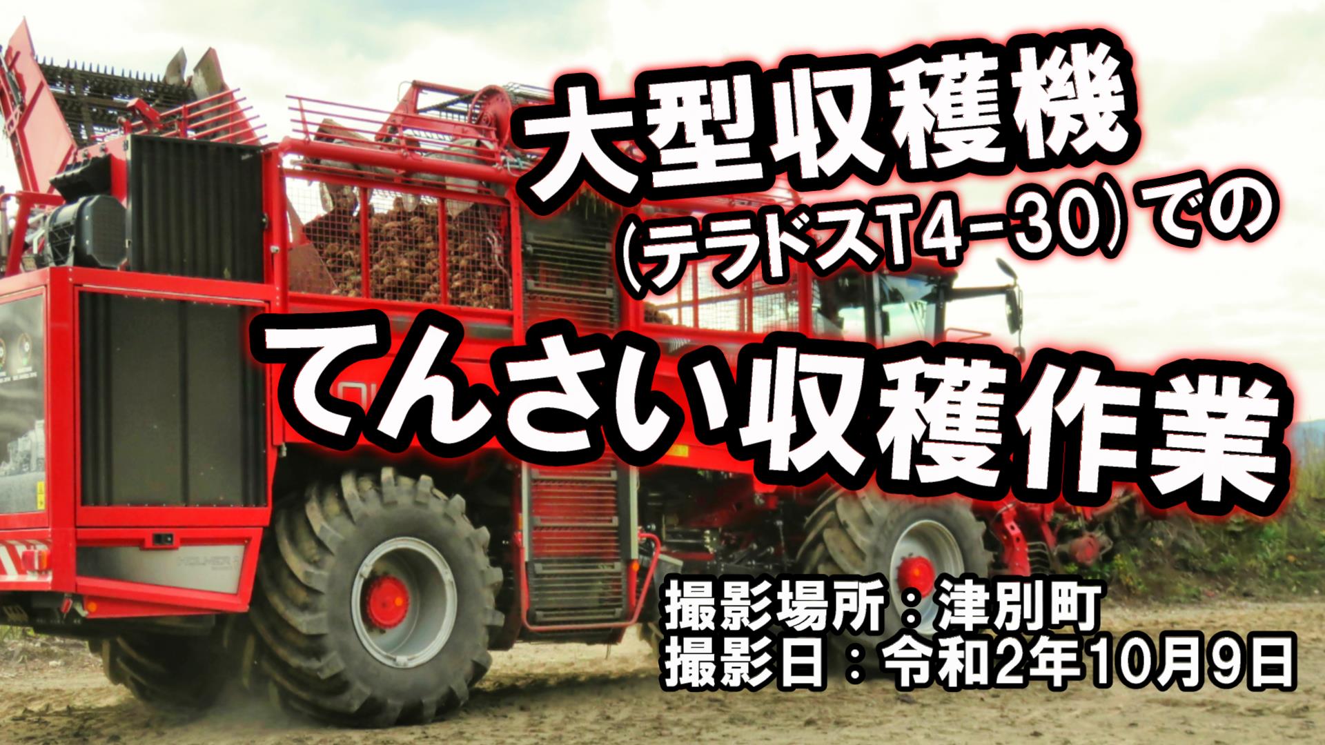 てんさい収穫作業