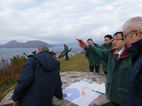 農業農村整備事業の現場を見学しました。