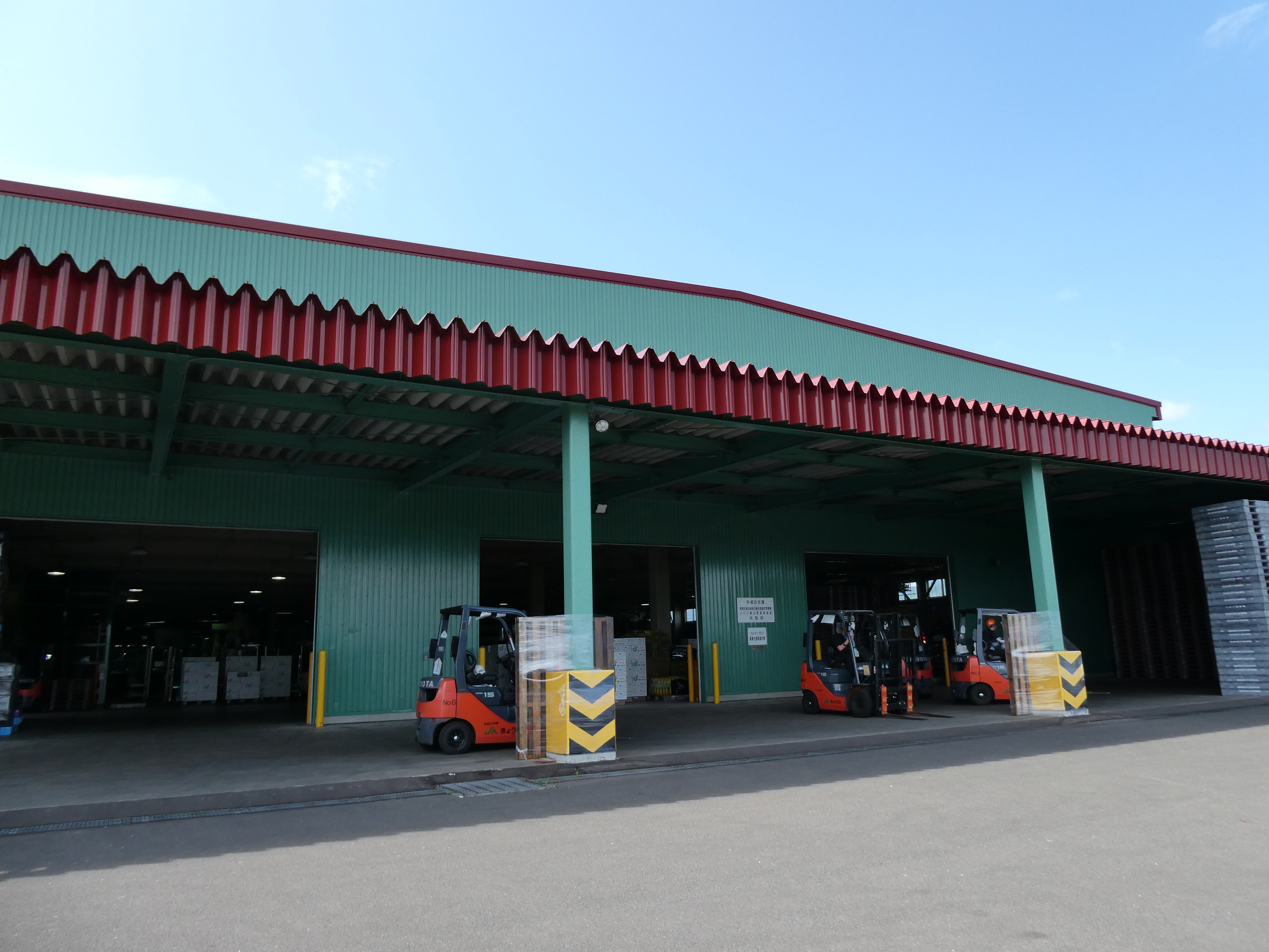 メロン集出荷選果施設