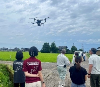 ドローン飛行の様子