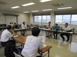 意見交換の様子(園芸カレッジ)