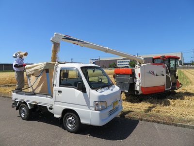 フレコンに張り込む