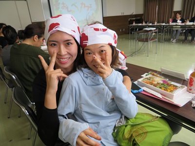 参加した女性農業者2名