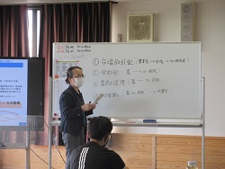 講義をする吉田主任農政推進官