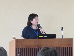 講義を行う坂下主任農政推進官