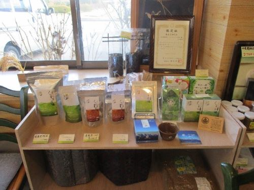 栽培したくわの葉を使った加工品等