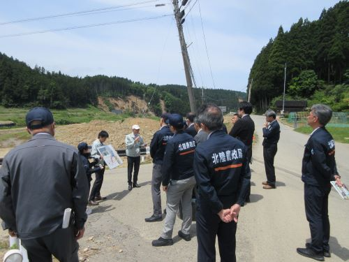 南志見地区の視察