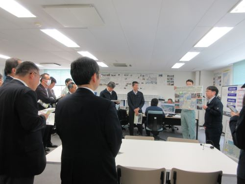穴水現地事務所の視察