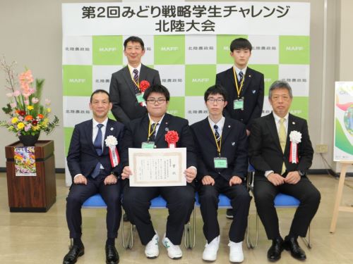 最優秀賞:富山県立氷見高等学校 農業科学科野菜専攻