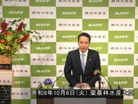 10月6日 簗農林水産大臣記者会見