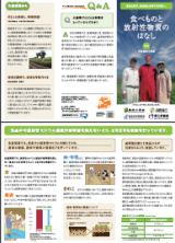 食べものと放射性物質のはなし その3 リーフレット（農林水産省）