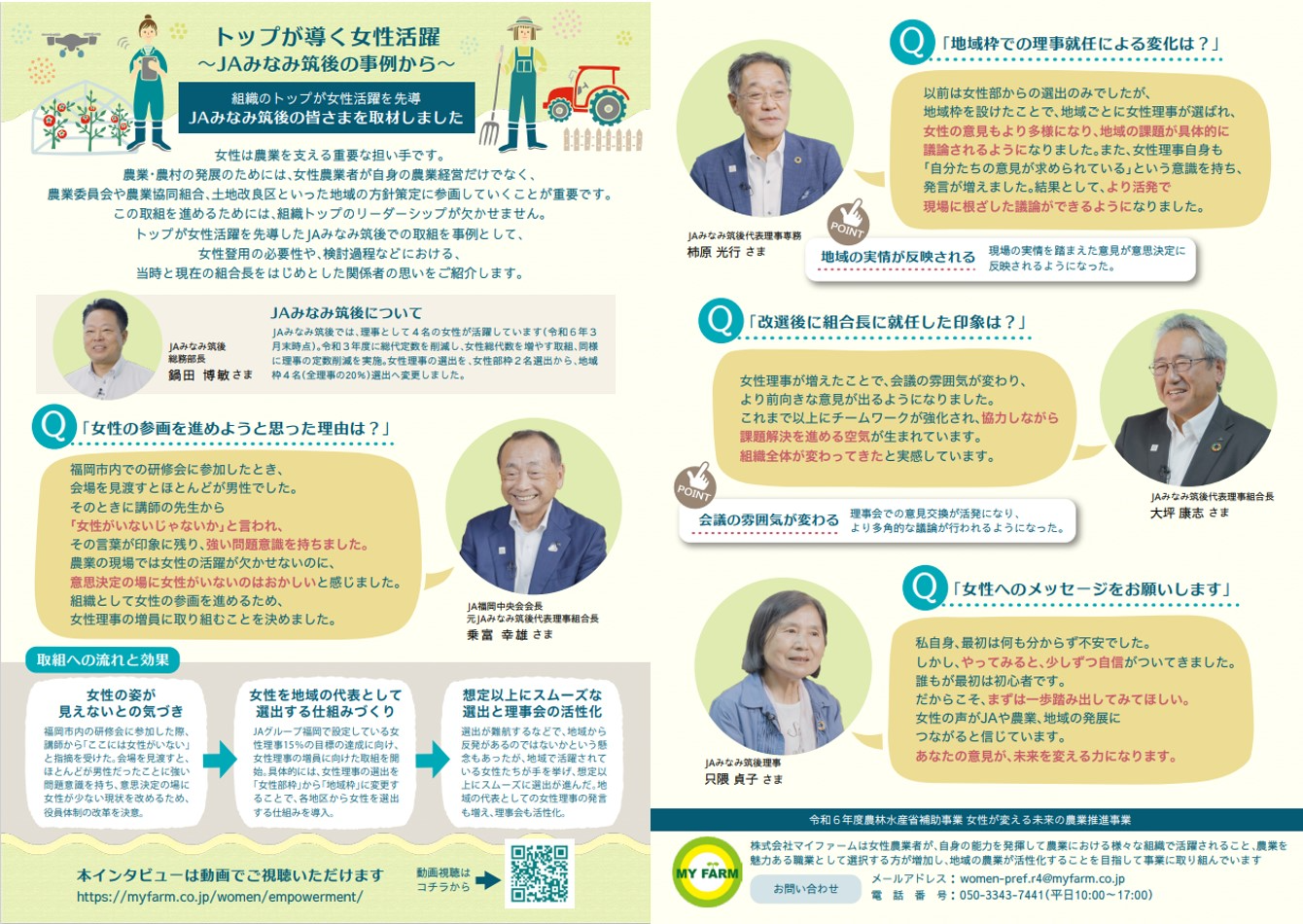 トップが導く女性活躍概要