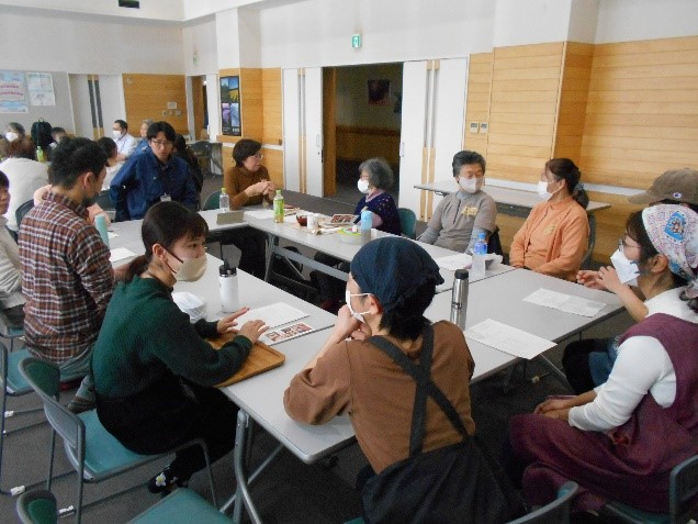 地域おこし協力隊との交流の様子