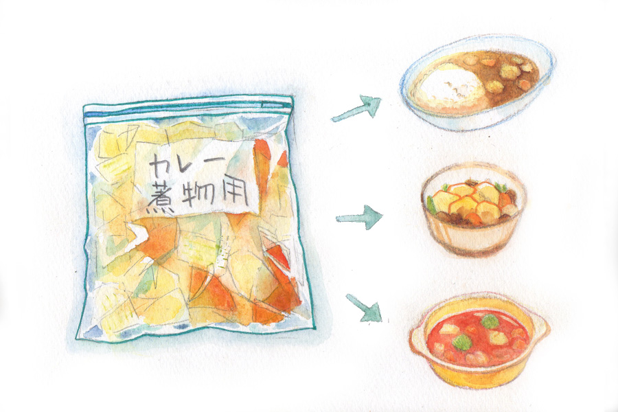 簡単な「冷凍ワザ」で、野菜を新鮮に！おいしく！