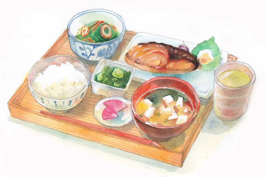 日本食パターンで健康的に