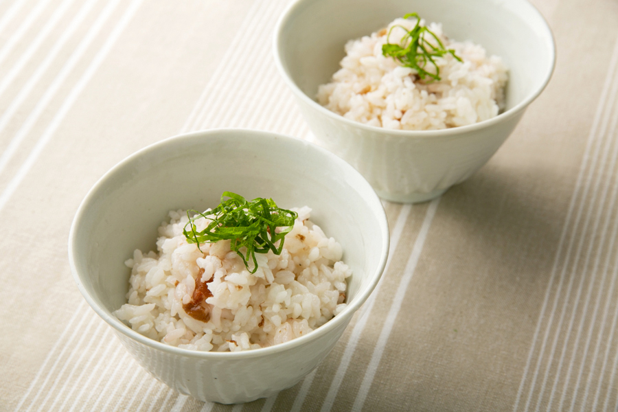 餅入り梅おこわ