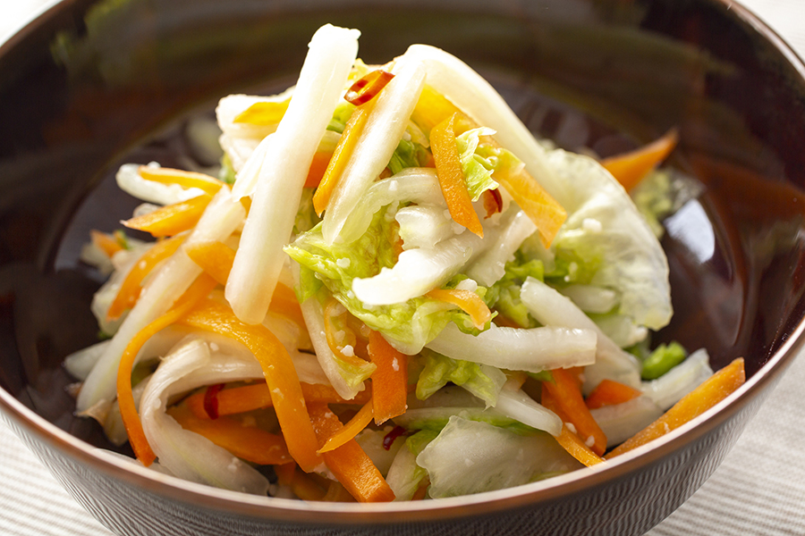 白菜とにんじんの塩麴漬け