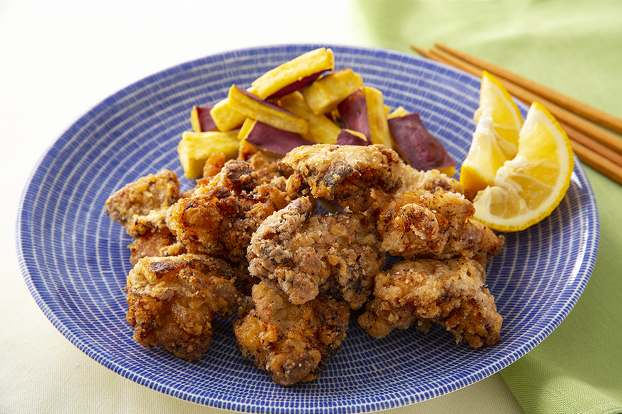 鶏肉の塩麴ゆずから揚げ