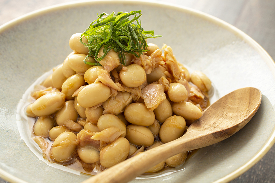 豆とツナの和えもの