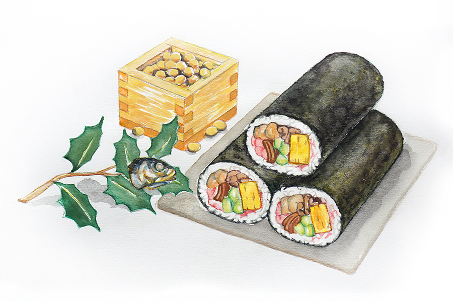 節分と恵方巻レシピ