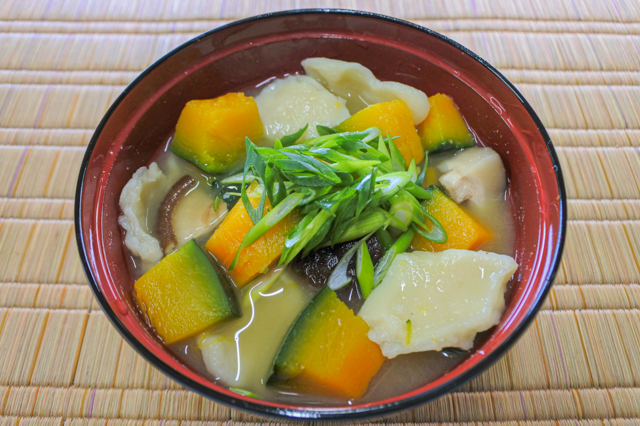かぼちゃのだんご汁