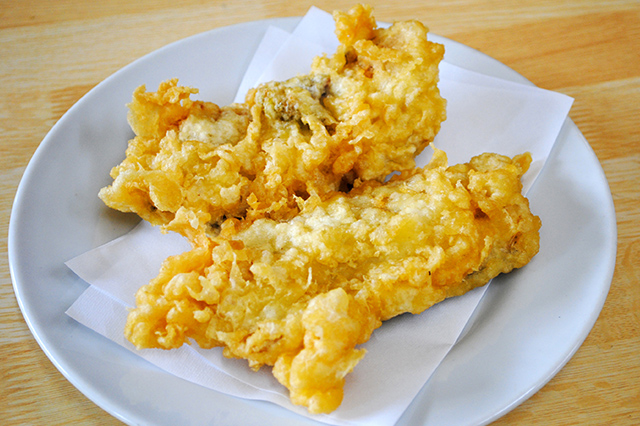 なまずの天ぷら