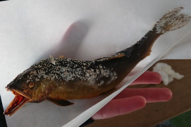 鮎塩焼き