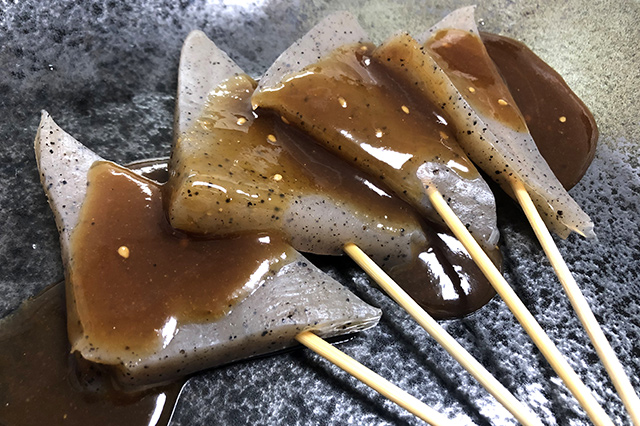 こんにゃく味噌おでん