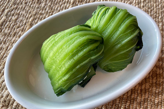 広島菜漬のおにぎり／広島菜むすび