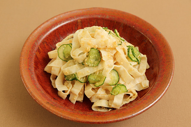 すだれ麩のごま和え