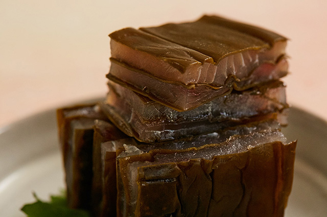 さわらの昆布じめ