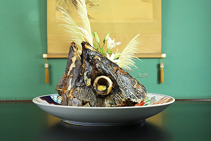 マグロのかぶと焼き