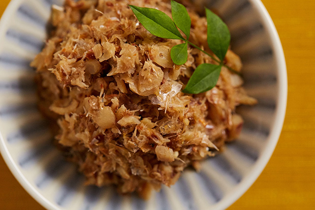 ひめいちとみかんの辛子煮