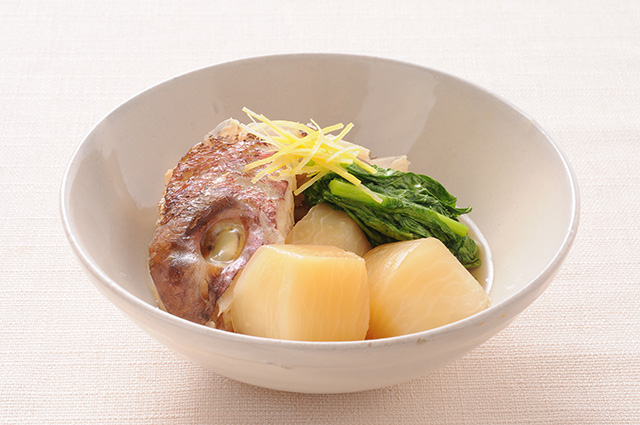 聖護院かぶと鯛の煮物