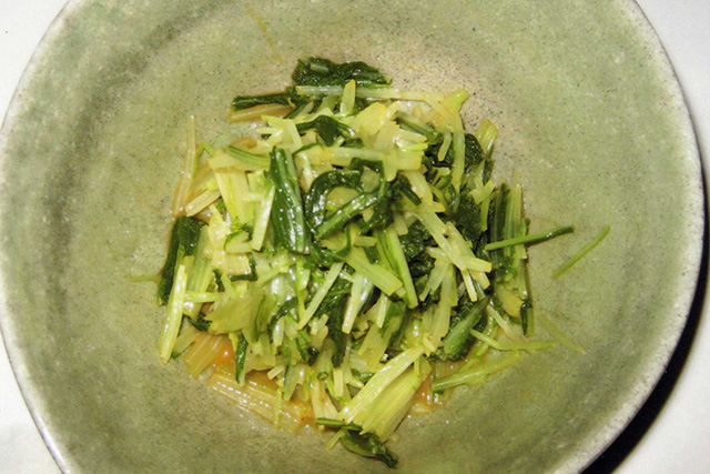 壬生菜のからし和え