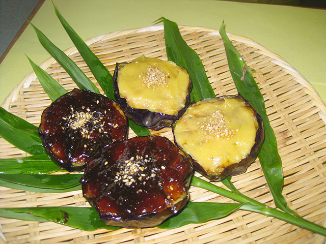 賀茂なすの田楽