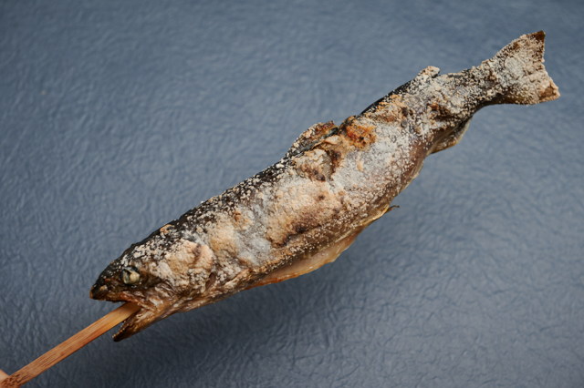 いわなの塩焼き