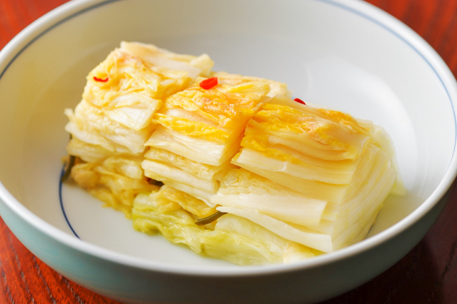 仙台白菜の漬物