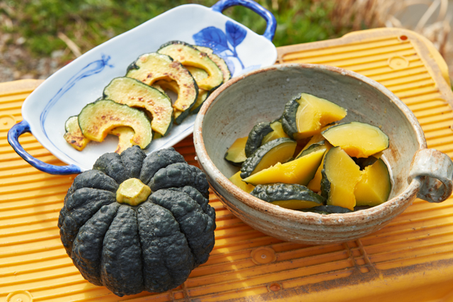 日向黒皮かぼちゃの煮物